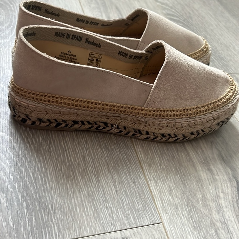 Free People Eden Double Stacked Espadrilles NWOB - Picture 8 of 9
